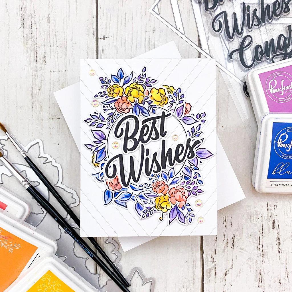 Pinkfresh Studio English garden stencil - Crafty Meraki