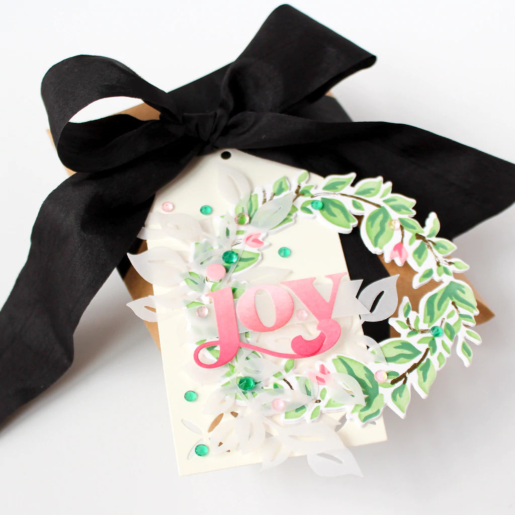 Pinkfresh Studio Indigo vines stencil - Crafty Meraki