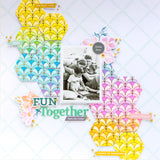 Geo Arch hot foil - Crafty Meraki