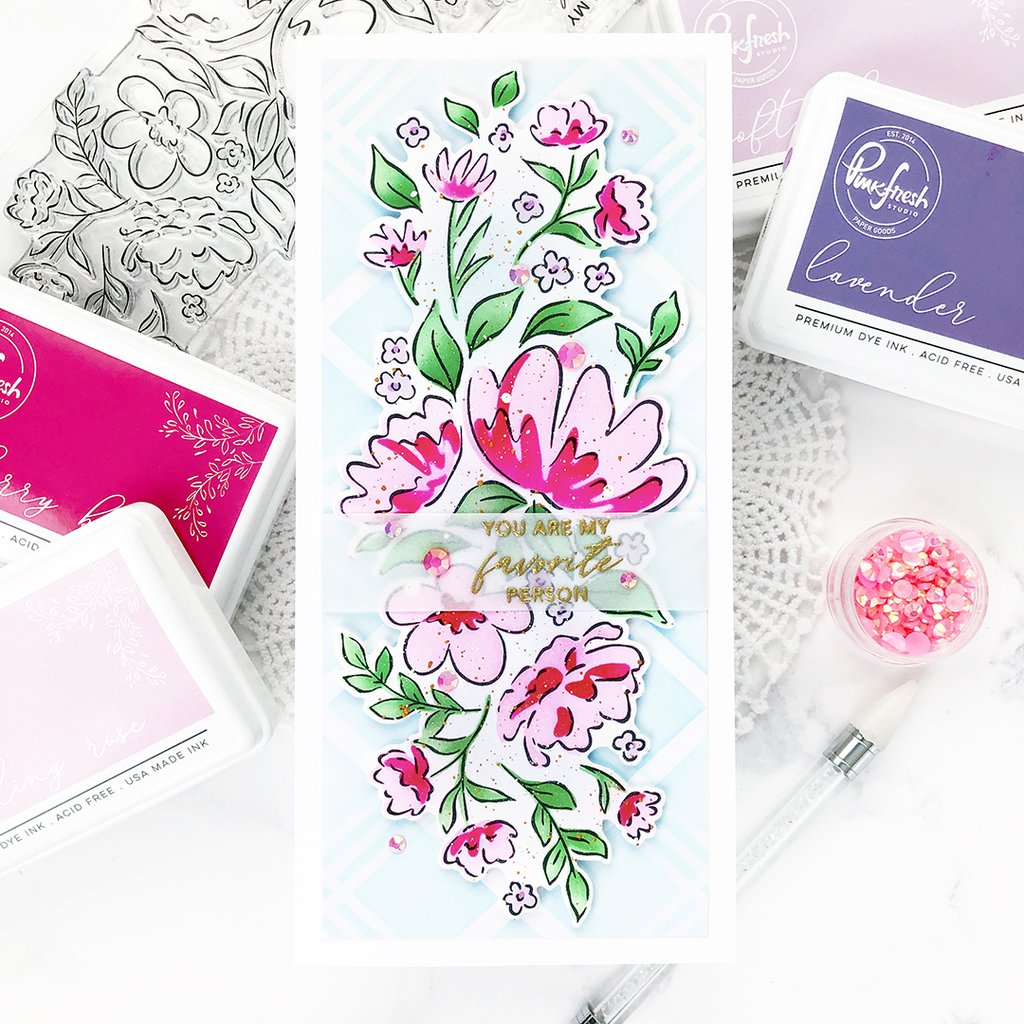 Pinkfresh Studio You Are My Favorite stamp set - Crafty Meraki