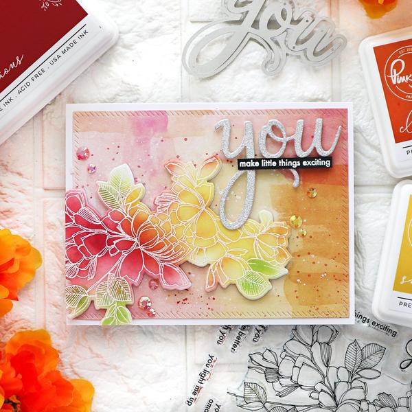 Pinkfresh Studio Sentiment Suite: You Die Set - Crafty Meraki