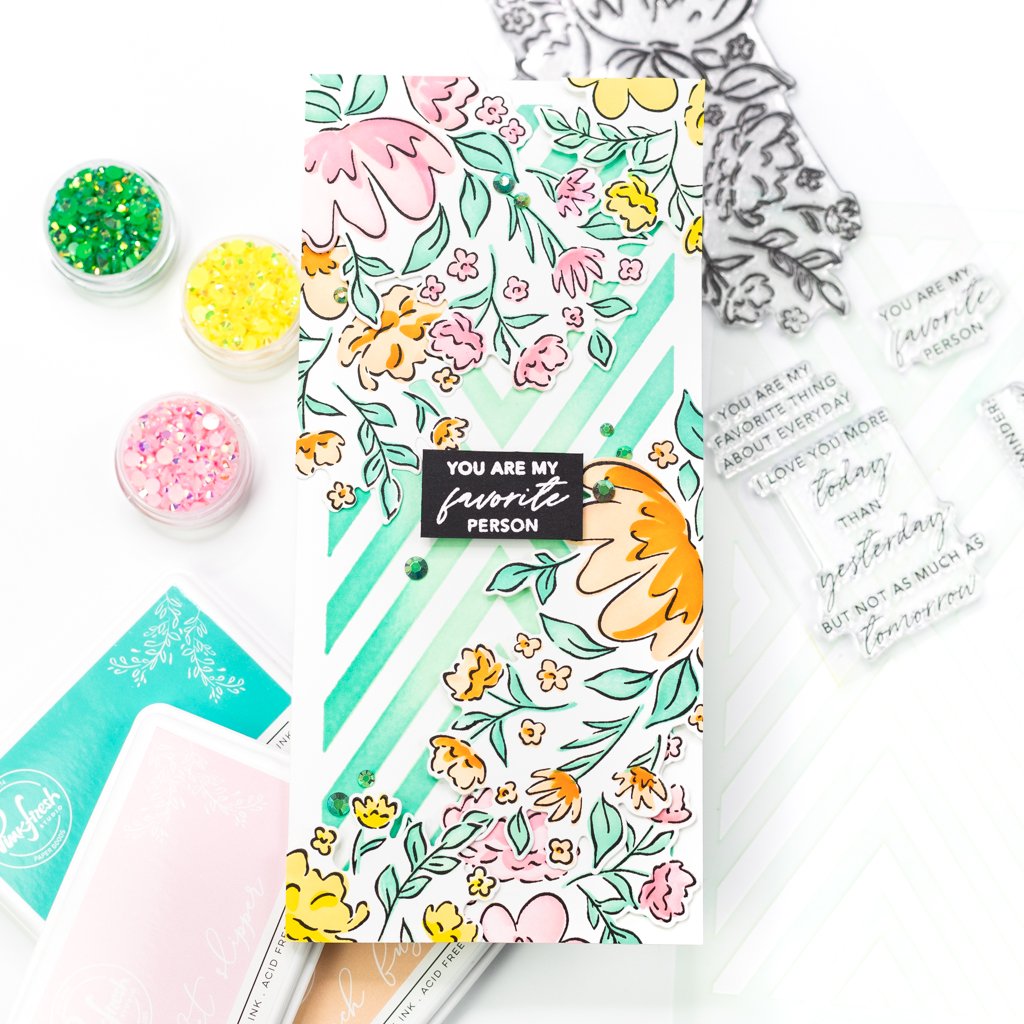 Pinkfresh Studio You Are My Favorite stamp set - Crafty Meraki