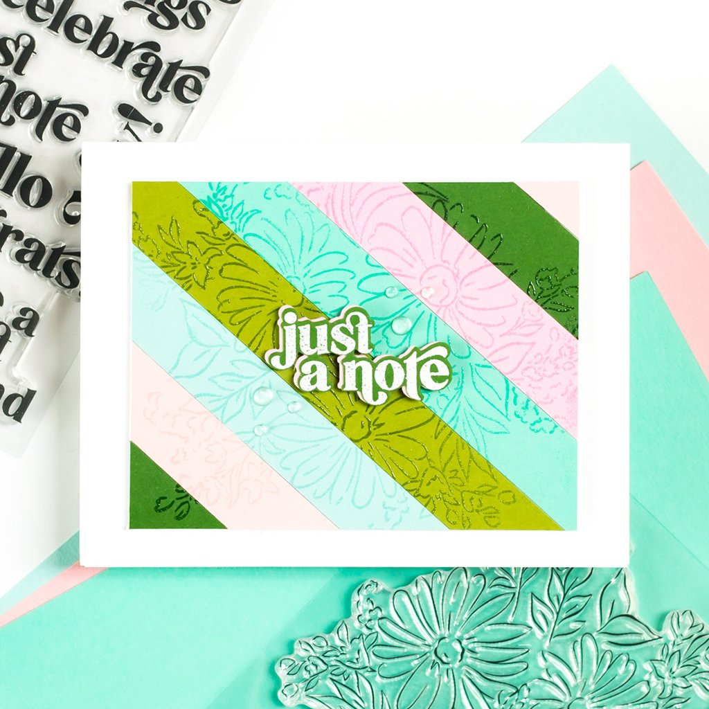 Pinkfresh Studio Floral Bunch layering stencil set - Crafty Meraki