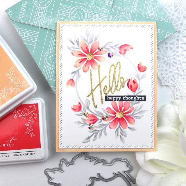 Pinkfresh Studio Daisy Wreath Die - Crafty Meraki
