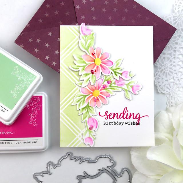 Pinkfresh Studio Daisy Wreath Die - Crafty Meraki
