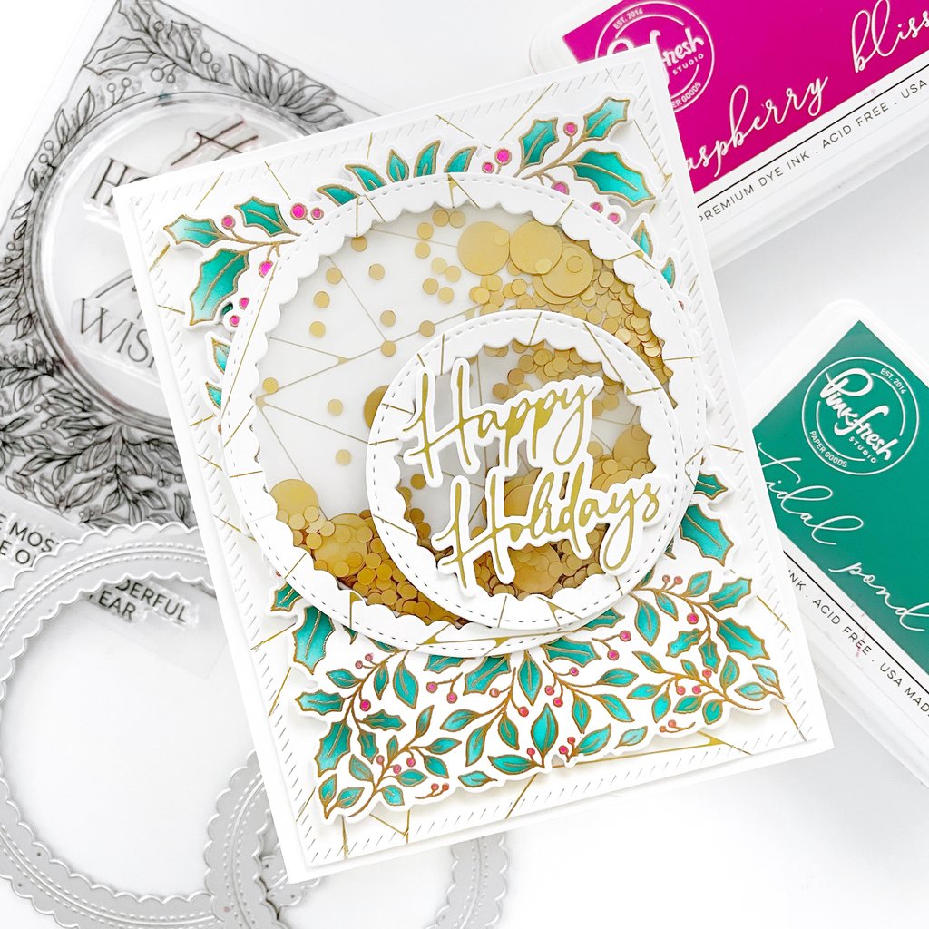 Pinkfresh Studio Thrill of Hope hot foil plate - Crafty Meraki