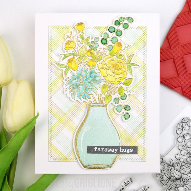 Pinkfresh Studio Cling Rubber Stamp: Diamond Tiles - Crafty Meraki
