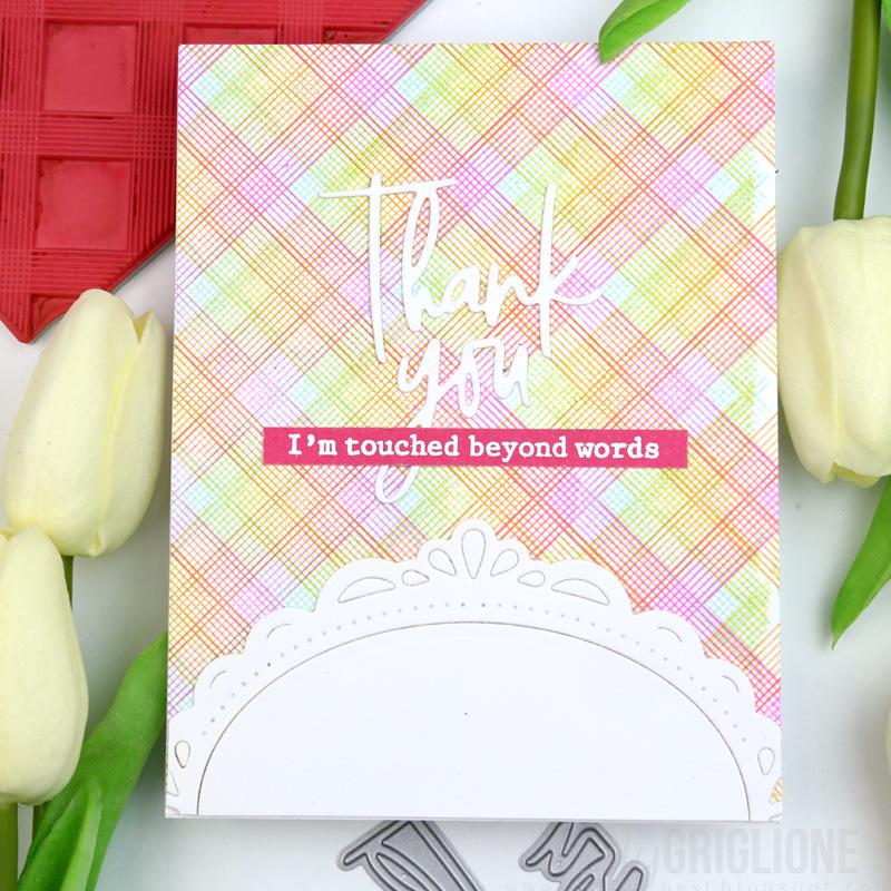 Pinkfresh Studio Cling Rubber Stamp: Diamond Tiles - Crafty Meraki