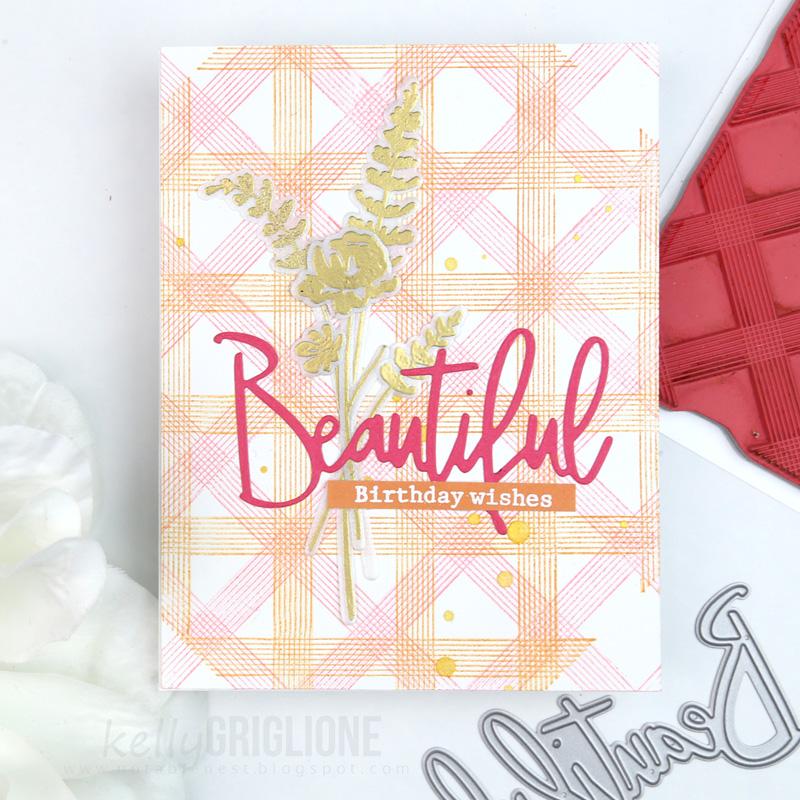 Pinkfresh Studio Cling Rubber Stamp: Diamond Tiles - Crafty Meraki