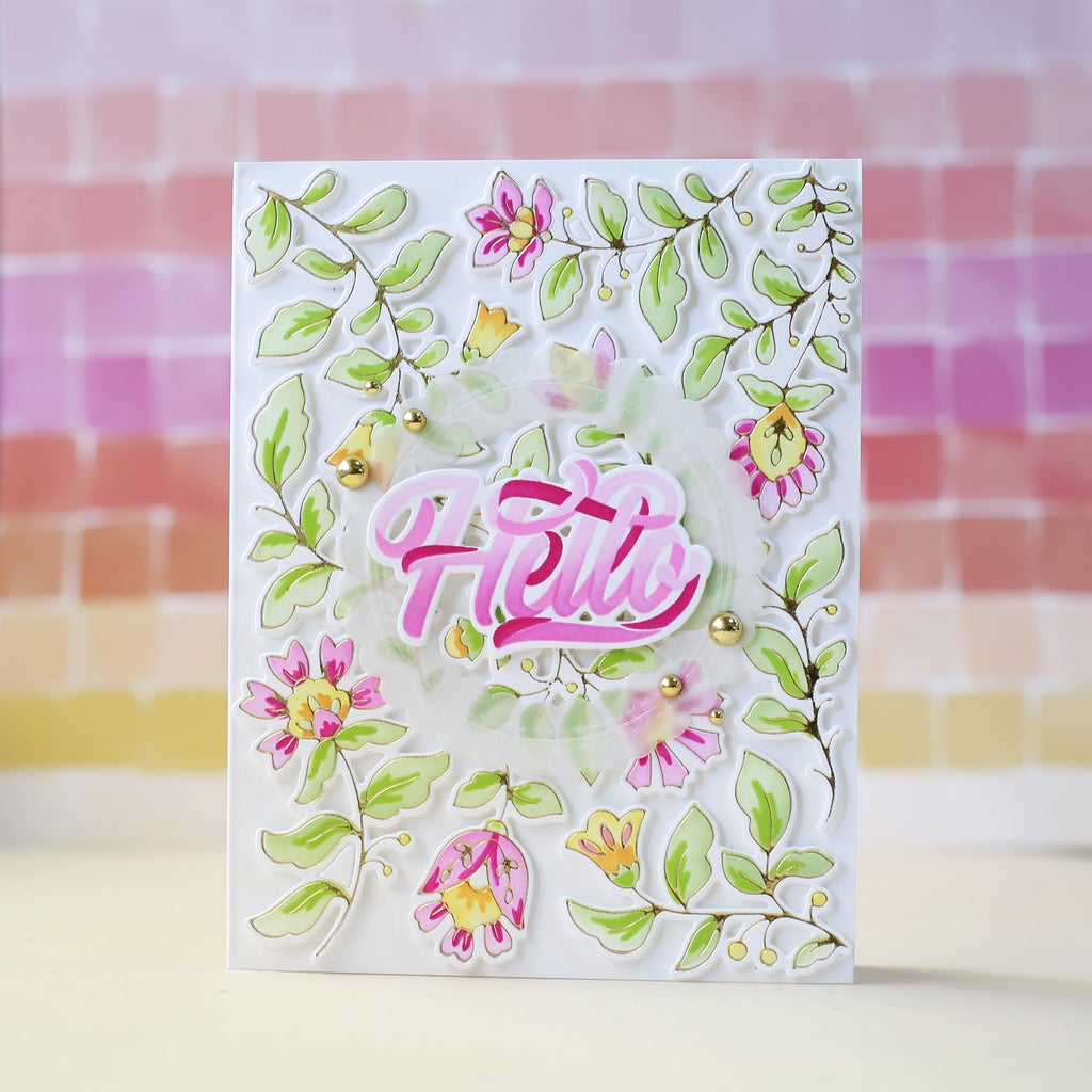Pinkfresh Studio Folk Garden 2 Hot Foil - Crafty Meraki