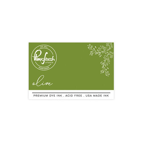 Pinkfresh Studio Premium Dye Ink Pad : Olive - Crafty Meraki