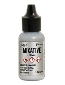 Ranger - Tim Holtz® Mixatives™ Silver, 0.5oz - Crafty Meraki