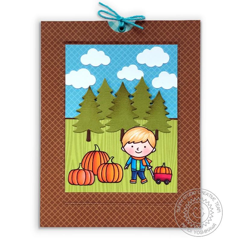 Sunny Studio Fall Kiddos Stamps - Crafty Meraki