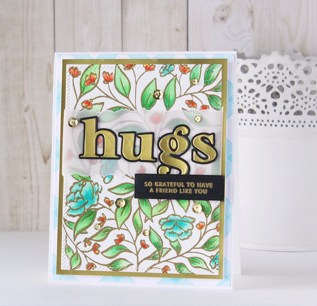 Pinkfresh Studio Sweet Blooms Coordinating Stencil - Crafty Meraki