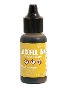 Ranger - Tim Holtz® Alcohol Ink Sunshine Yellow, 0.5oz - Crafty Meraki