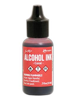 Ranger - Tim Holtz® Alcohol Ink Coral, 0.5oz - Crafty Meraki
