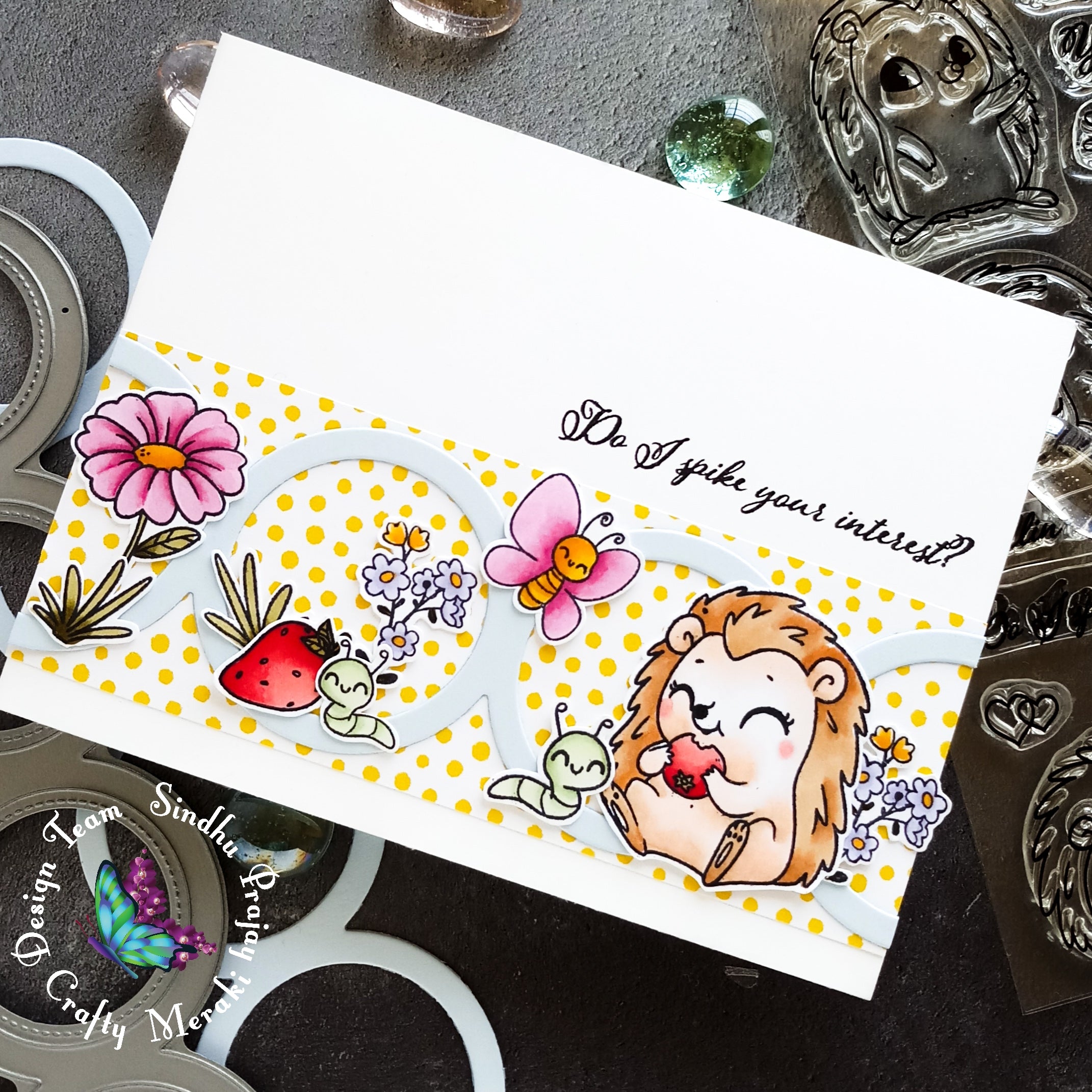Crafty Meraki Just Quillin' Stamp set - Crafty Meraki