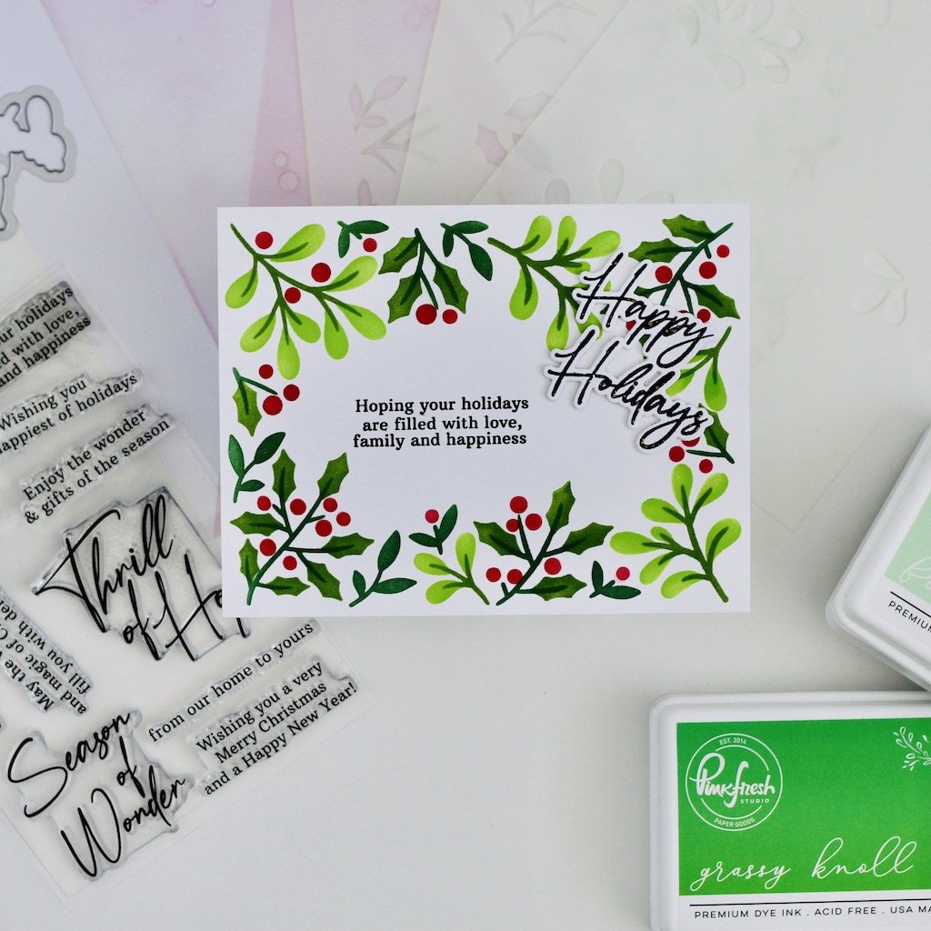 Pinkfresh Studio Thrill of Hope stamp set - Crafty Meraki