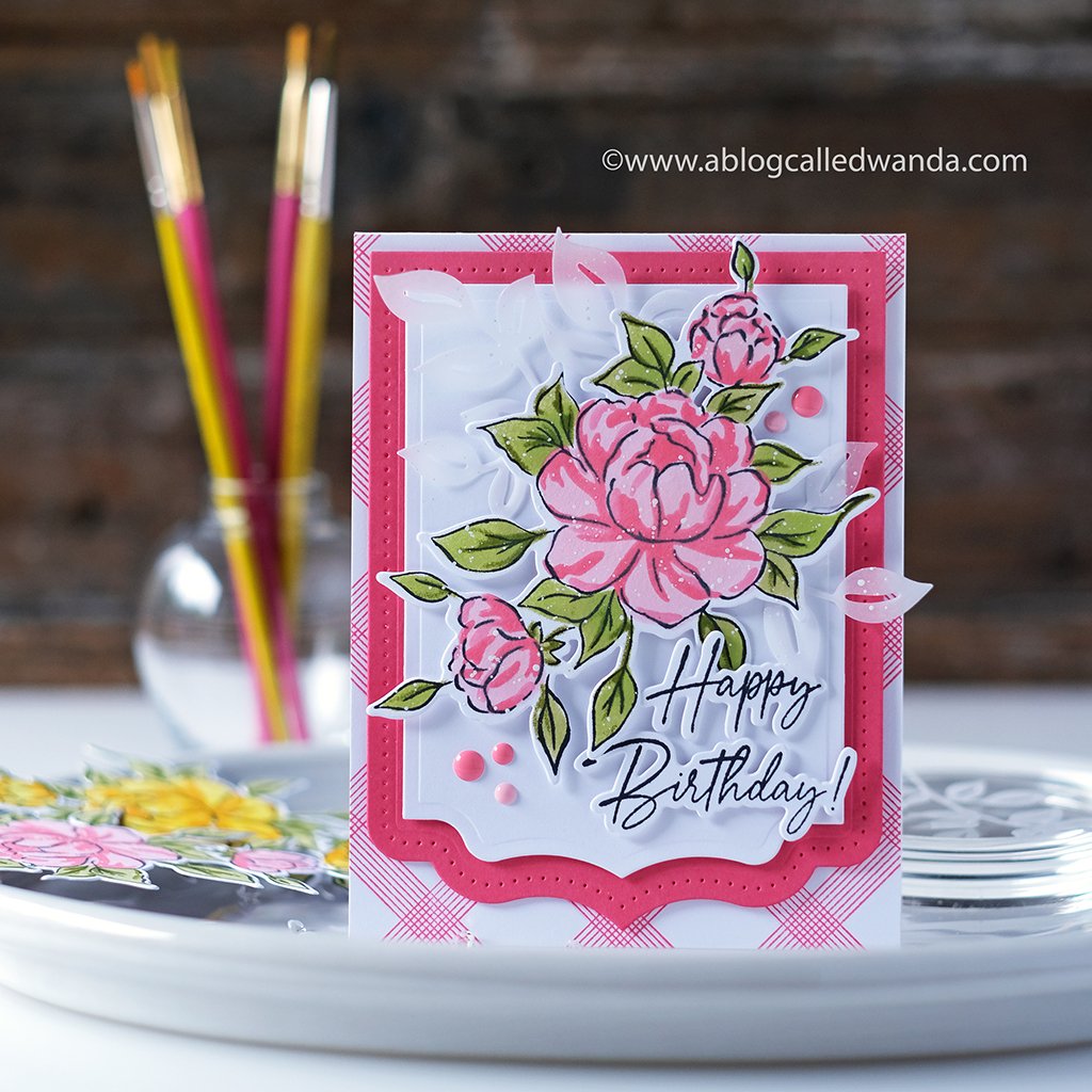 Pinkfresh Studio Choose Hope layering Stencil set - Crafty Meraki