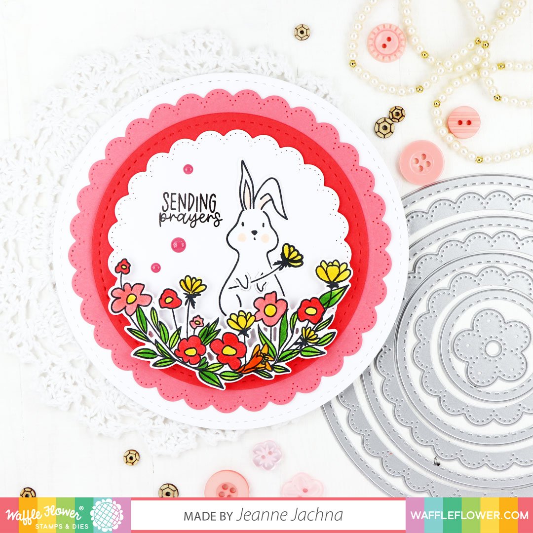 Waffle Flower Hopeful Girl Stamp Set - Crafty Meraki