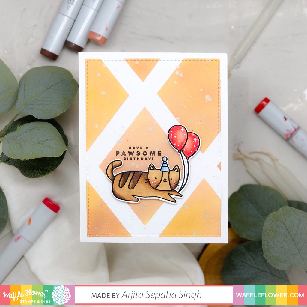 Waffle Flower Spotlight Diamond Stencil - Crafty Meraki