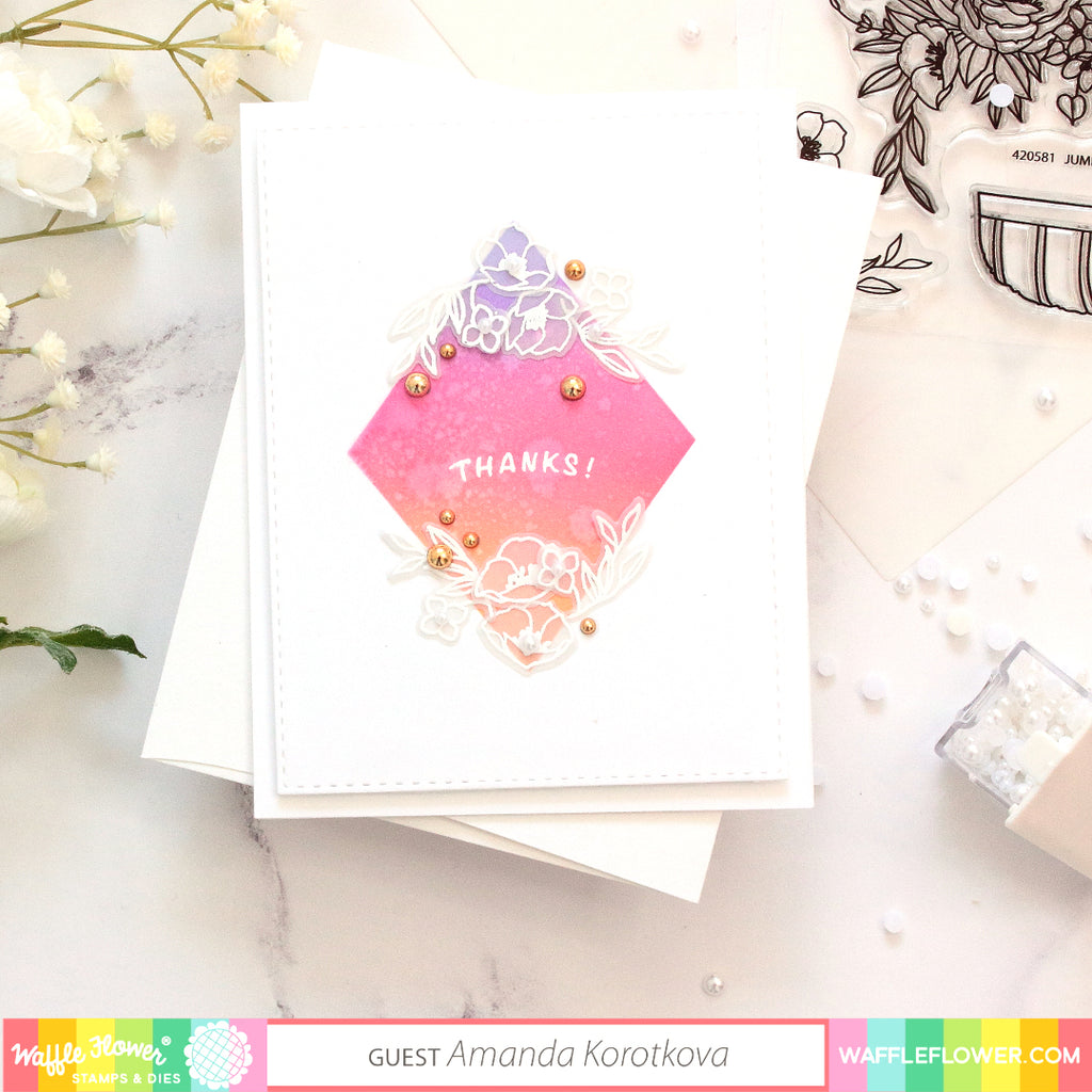 Waffle Flower Spotlight Diamond Stencil - Crafty Meraki