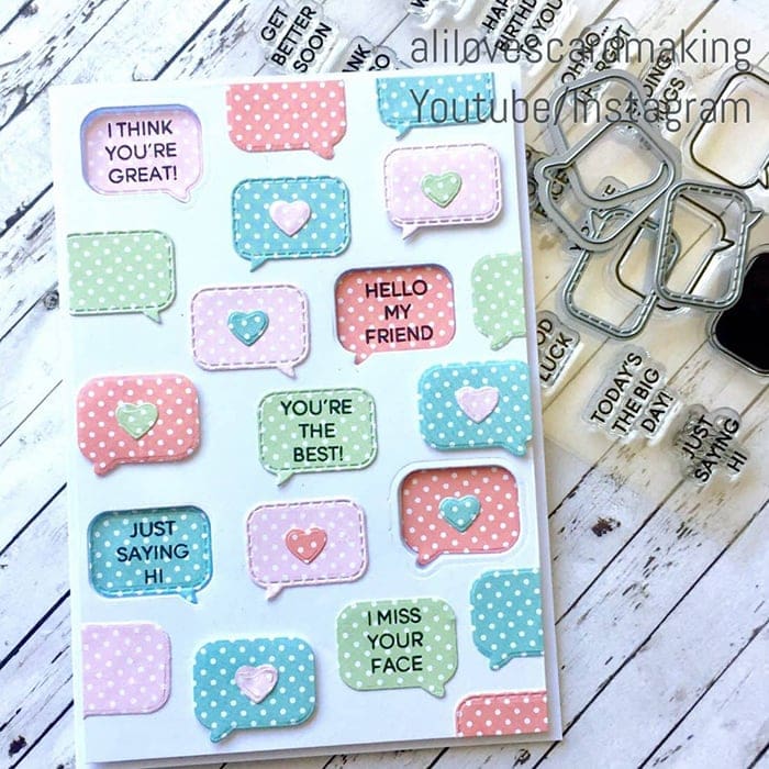 Heffy Doodle Whatcha Sayin' Clear Stamp Set - Crafty Meraki