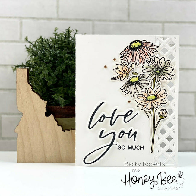 Honey Bee Stamps Wildflowers - 6x8 Stamp Set - Crafty Meraki