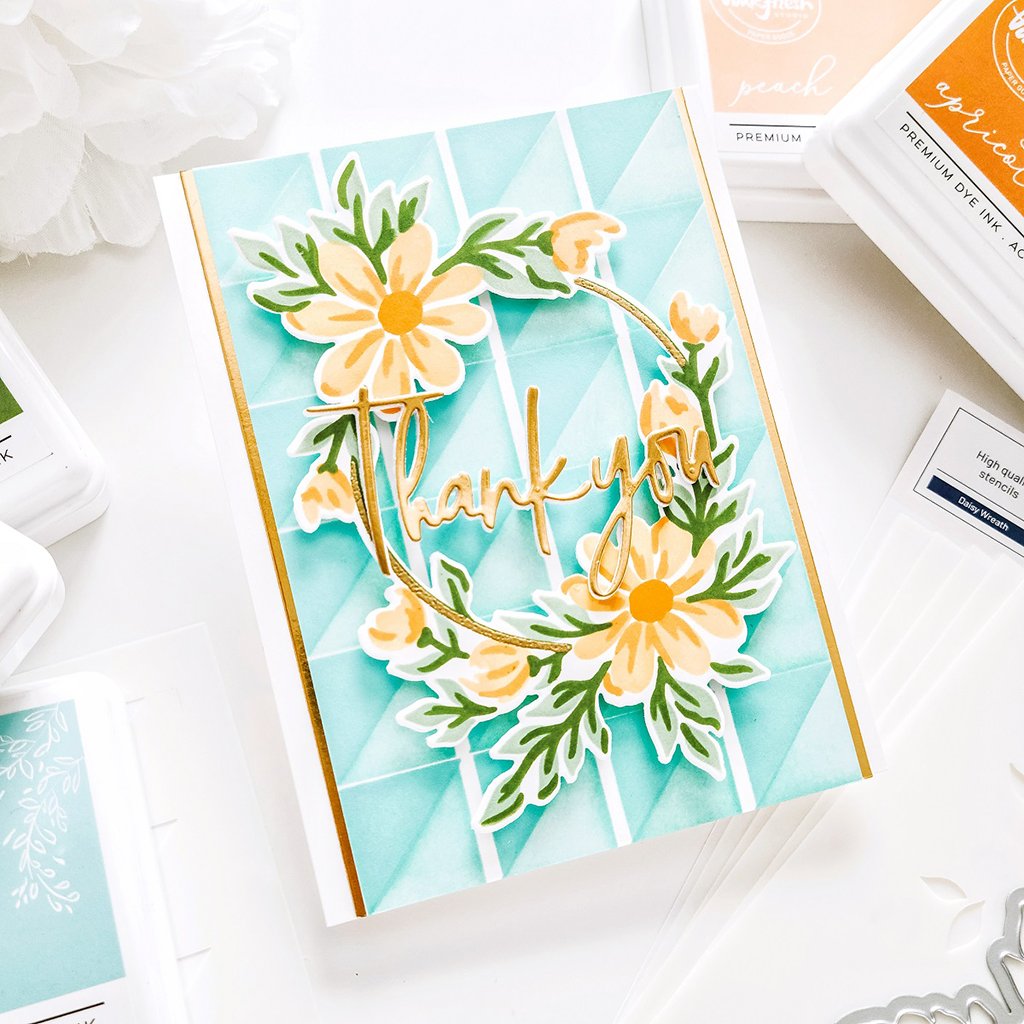 Pinkfresh Studio Daisy Wreath Die - Crafty Meraki