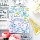 pinkfreshstudio Folk Floral Stem stamp - Crafty Meraki