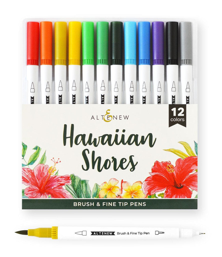 Hawaiian Shores Dual Tip Pens (Water-based)