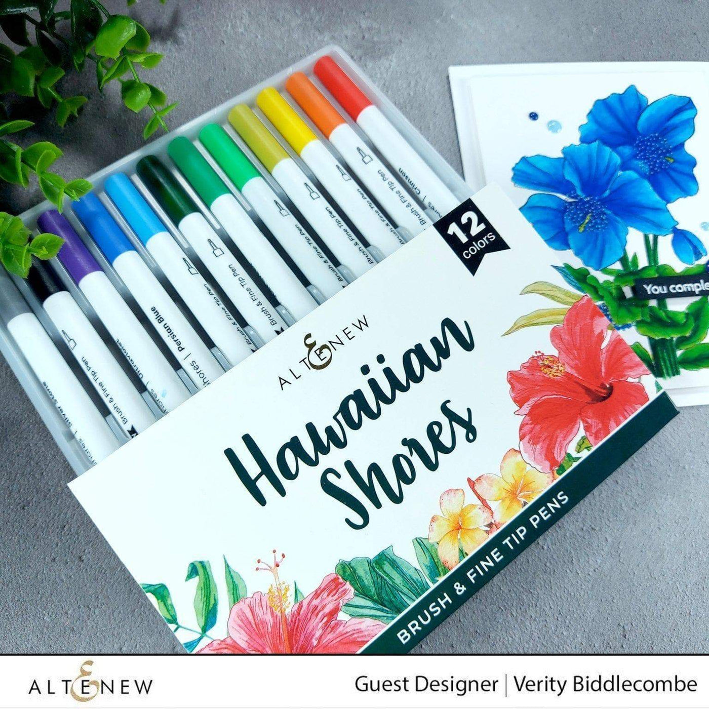 Hawaiian Shores Dual Tip Pens (Water-based)