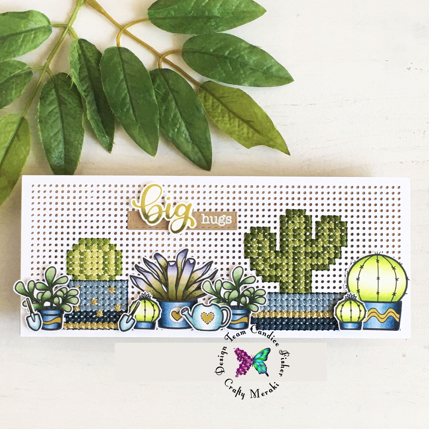 Crafty Meraki Stitch-A-Cross Slimline die - Crafty Meraki