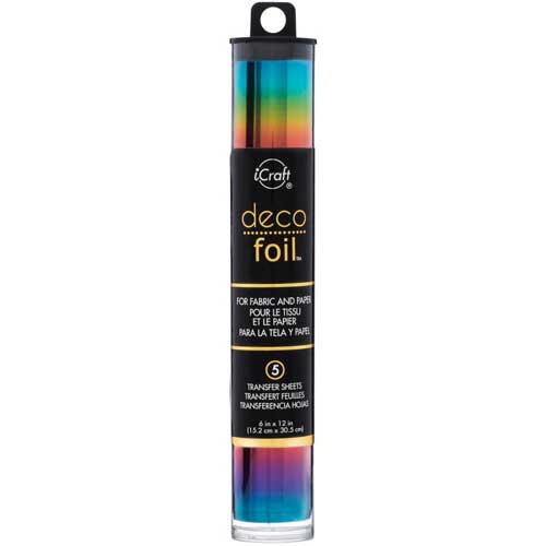 iCraft Deco Foil Transfer Sheets - Rainbow - Crafty Meraki