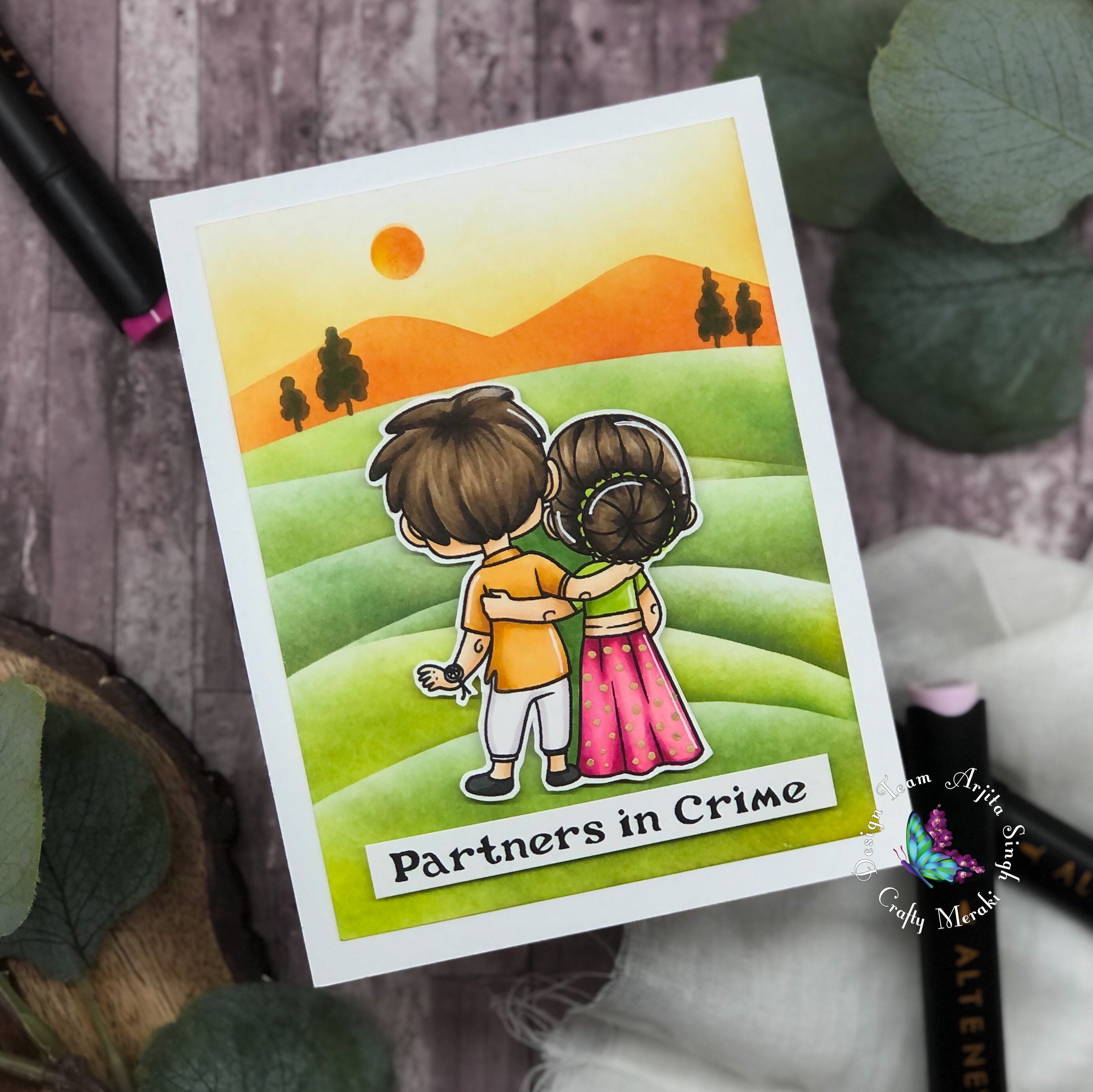 Crafty Meraki Happy Rakhi stamp set - Crafty Meraki