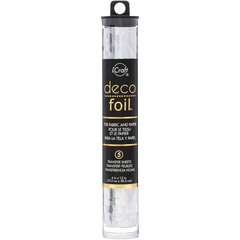 iCraft Deco Foil Transfer Sheets - Silver Star - Crafty Meraki