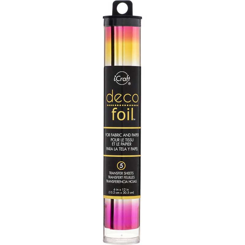 iCraft Deco Foil Transfer Sheets - Summer Rainbow - Crafty Meraki
