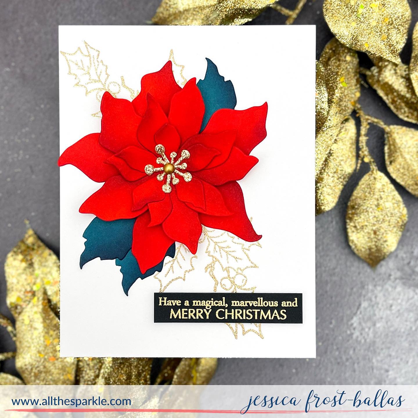 Crafty Meraki Christmas Flower Layering die - Crafty Meraki