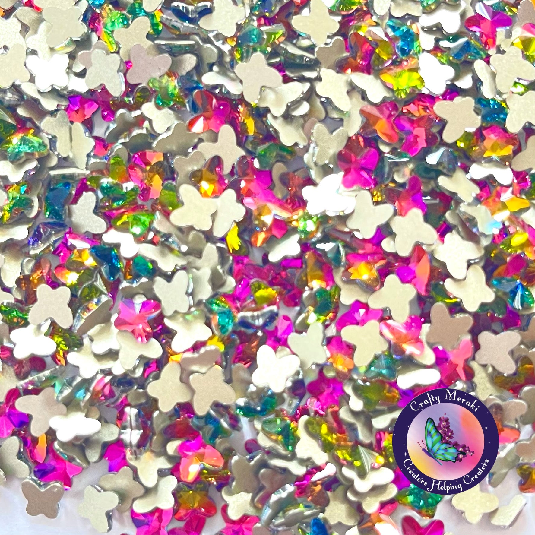 Meraki Sparkle - Rainbow Butterfly - Crafty Meraki