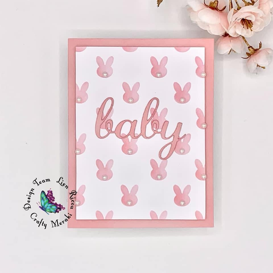 Crafty Meraki Funny Bunny Stencil - Crafty Meraki