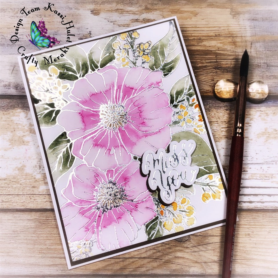 Crafty Meraki Love Forever Hot Foil Plate - Crafty Meraki