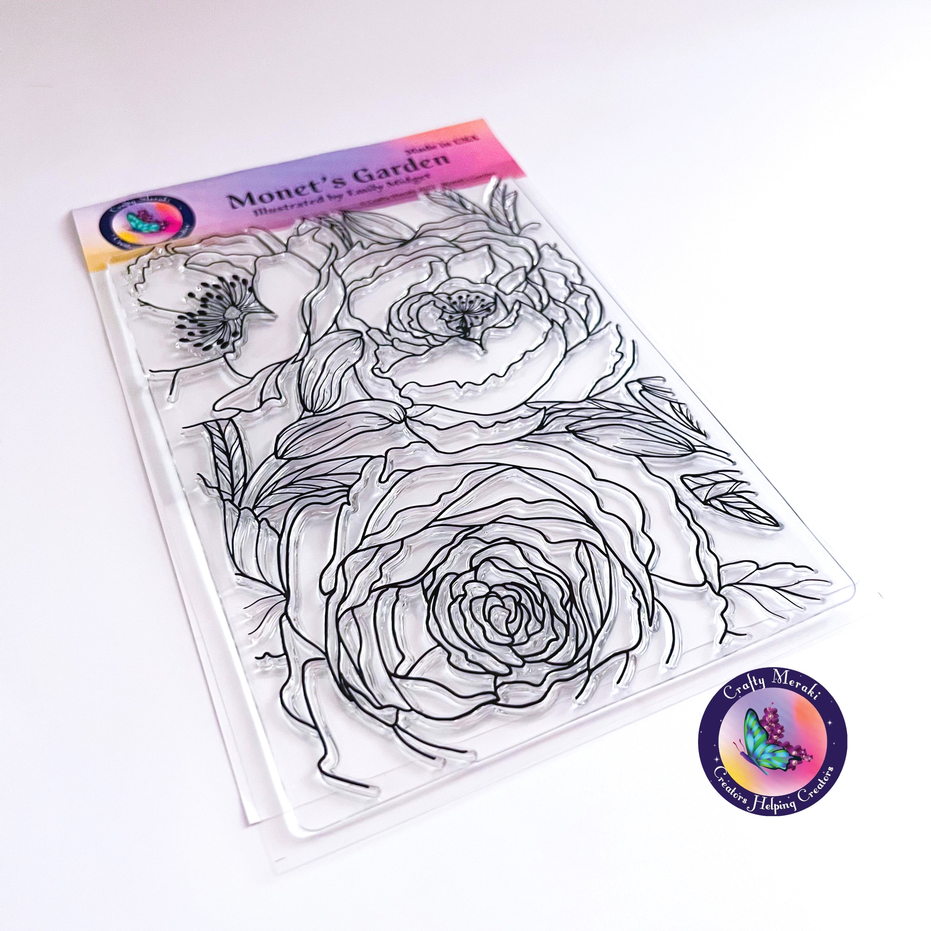 Crafty Meraki Monet's Garden stamp set - Crafty Meraki