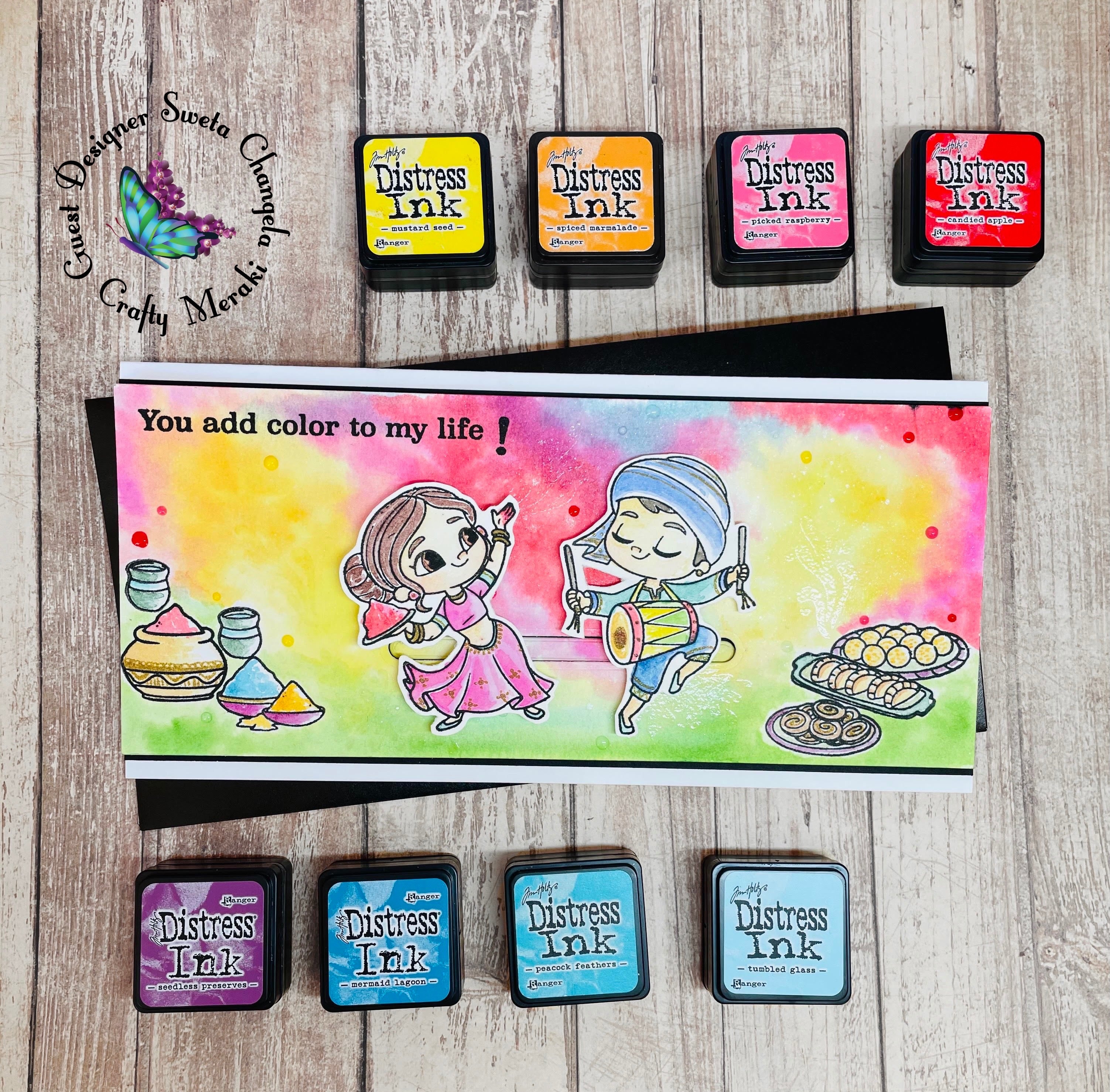 Crafty Meraki Holi Hai stamp set - Crafty Meraki