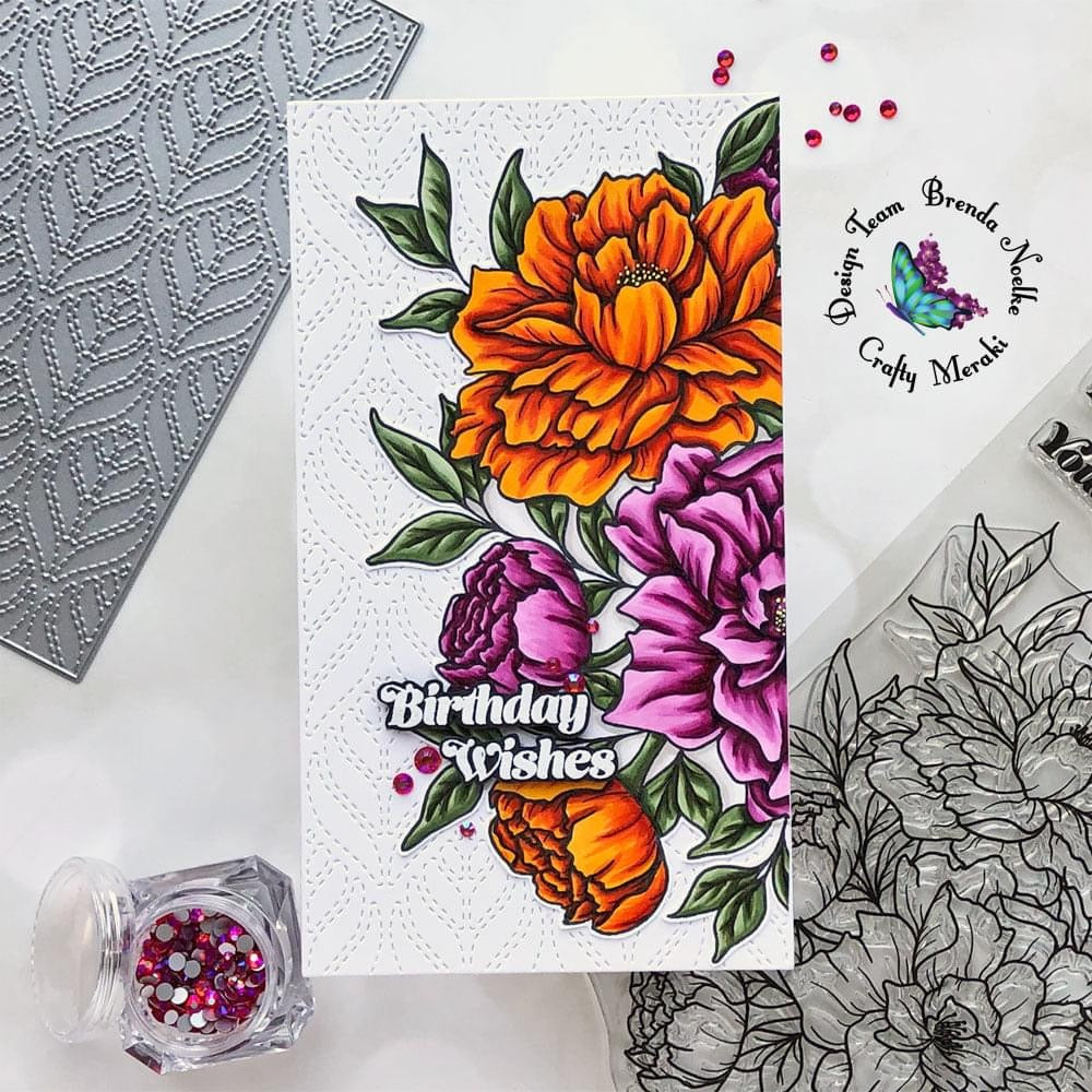 Crafty Meraki Birthday Bouquet Stamp Set - Crafty Meraki