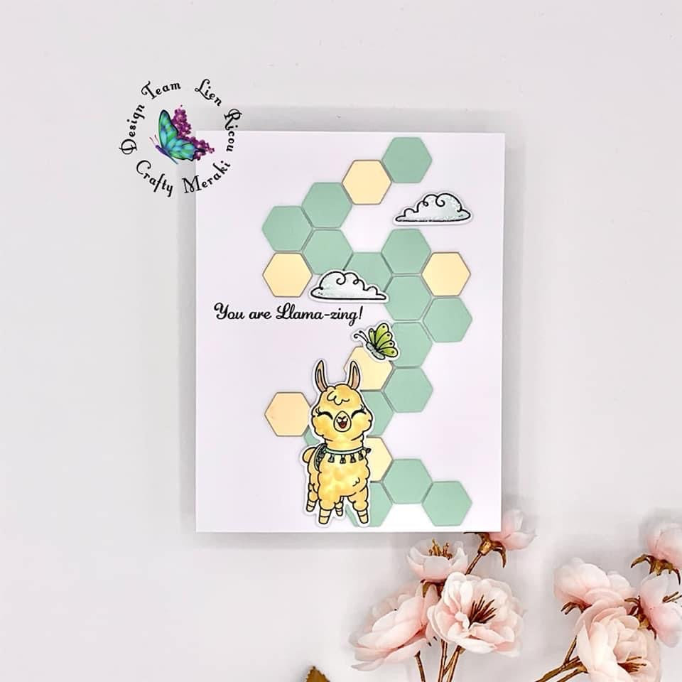 Crafty Meraki G-Llama-rous Birthday Stamp set - Crafty Meraki