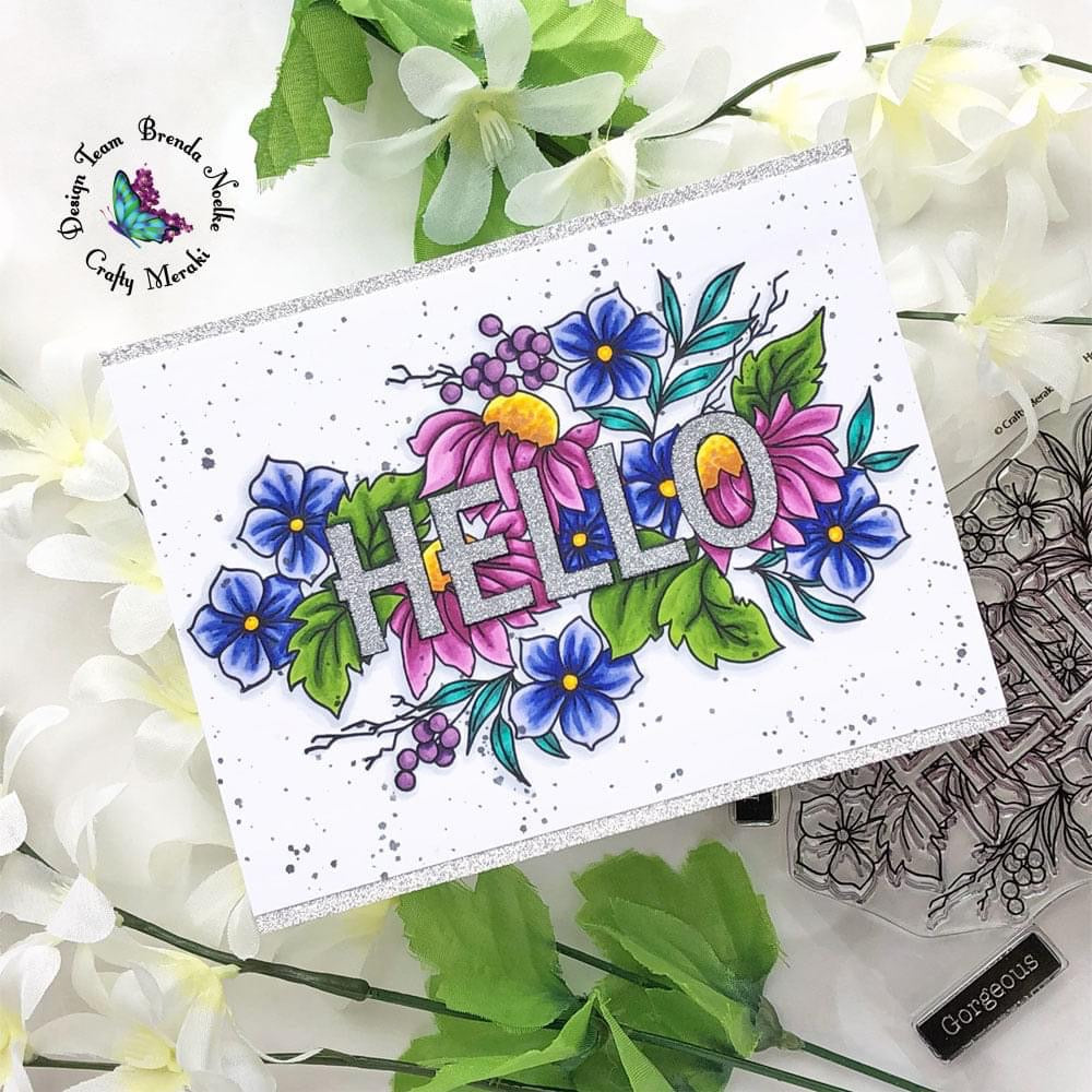 Crafty Meraki Hello Love Stamp set - Crafty Meraki