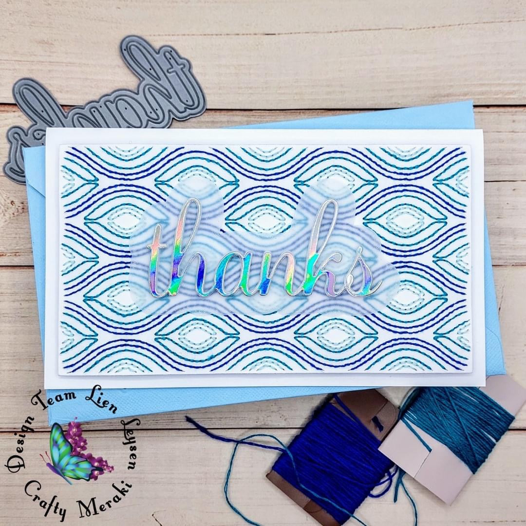 Crafty Meraki Mini Slimline Dancing Feathers - Crafty Meraki