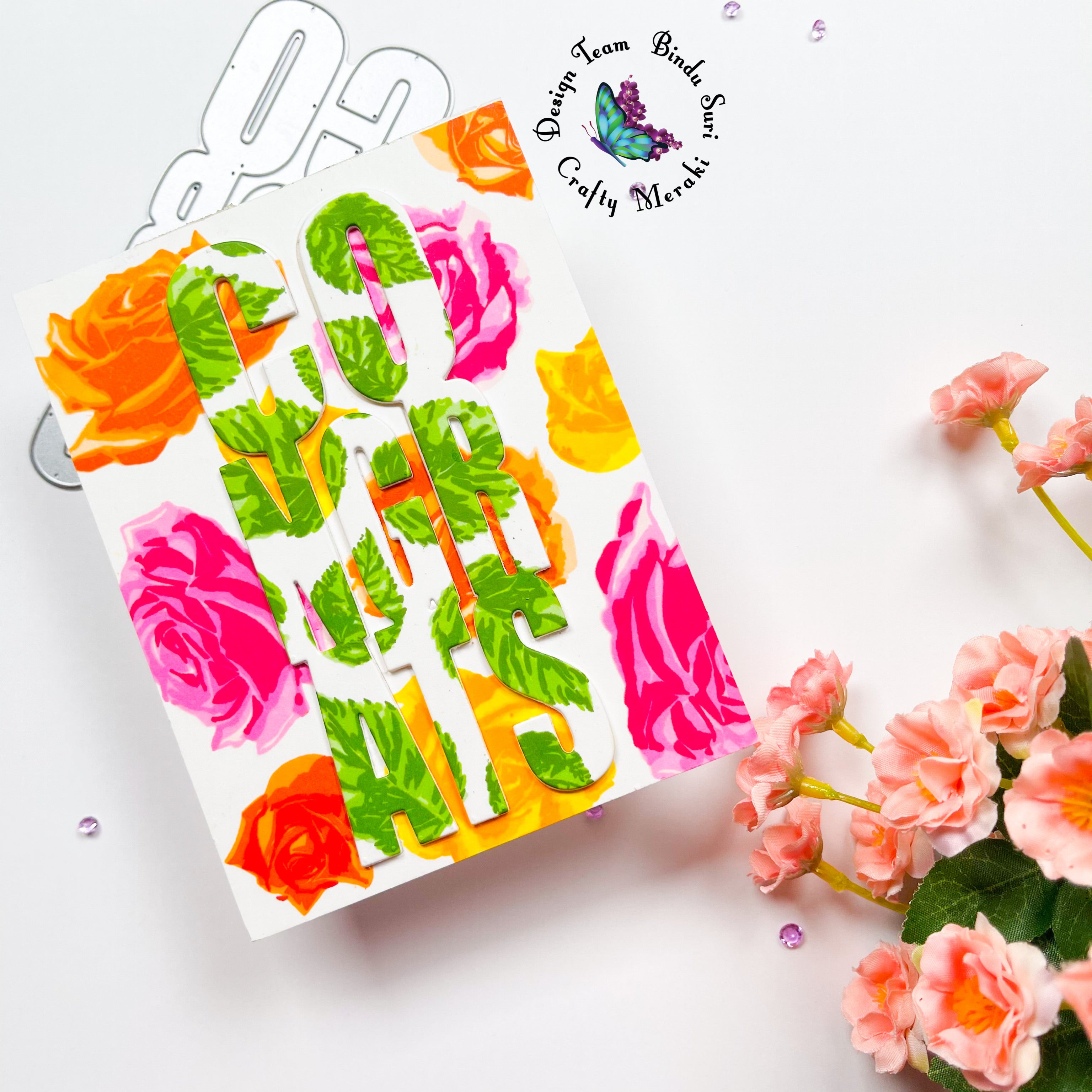 Crafty Meraki Rose Garden Stamp set - Crafty Meraki