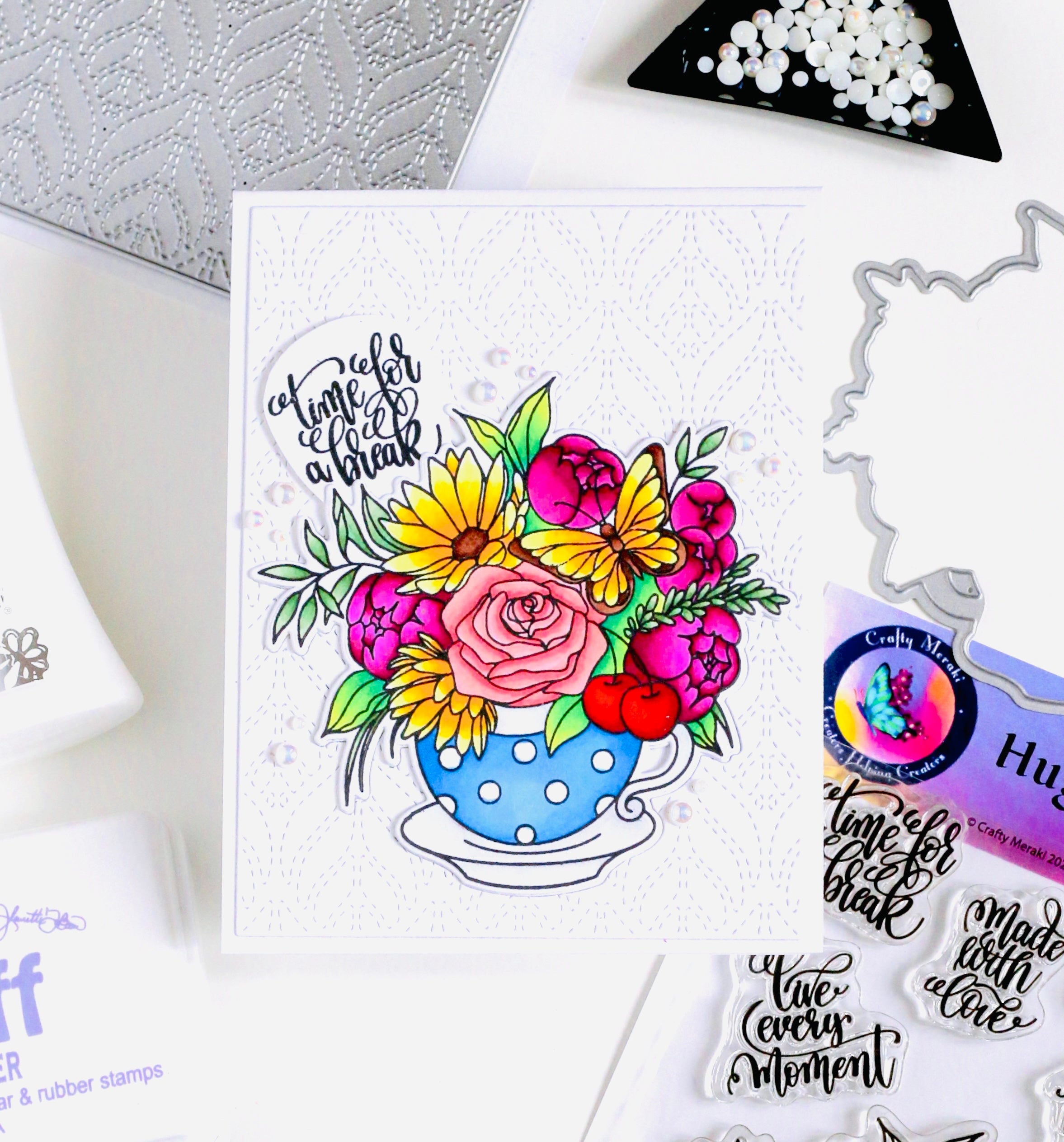Crafty Meraki Hug in a Mug Stamp set - Crafty Meraki