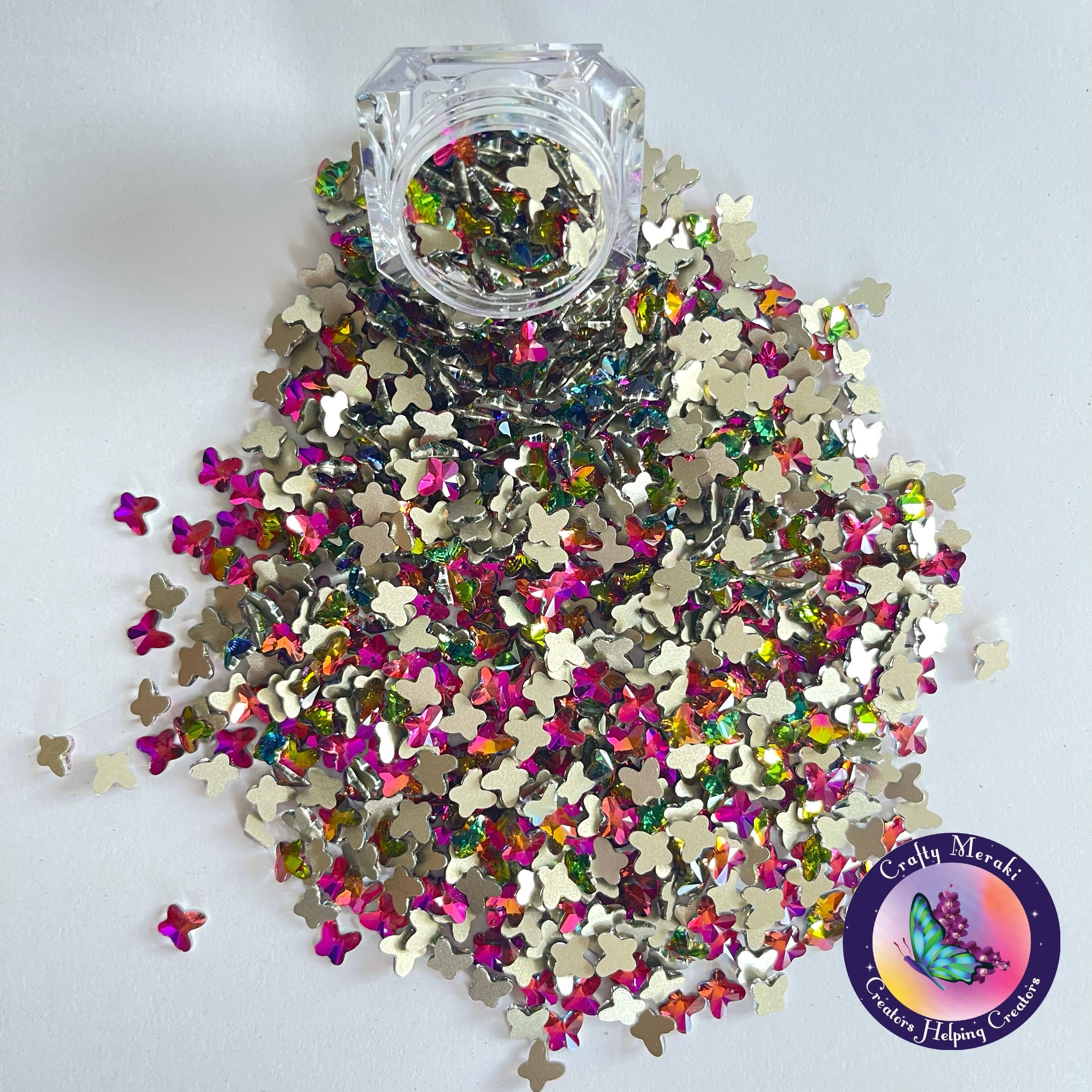 Meraki Sparkle - Rainbow Butterfly - Crafty Meraki